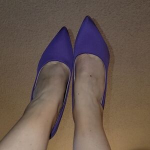 So Me purple stilletos pumps